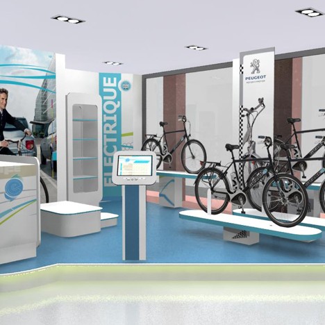 Magasin de cycles à Lyon